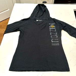 Women’s Mizzou 3/4 length hoodie - XL